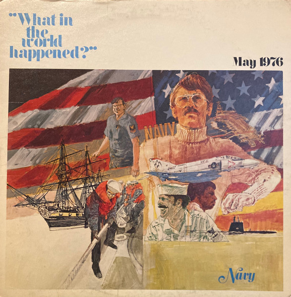 "What in the world happened?" May 1976 front album cover